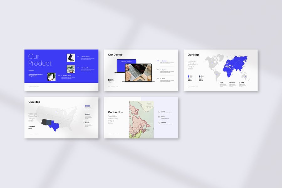 全球市场分析报告PPT模板 (PPTX)