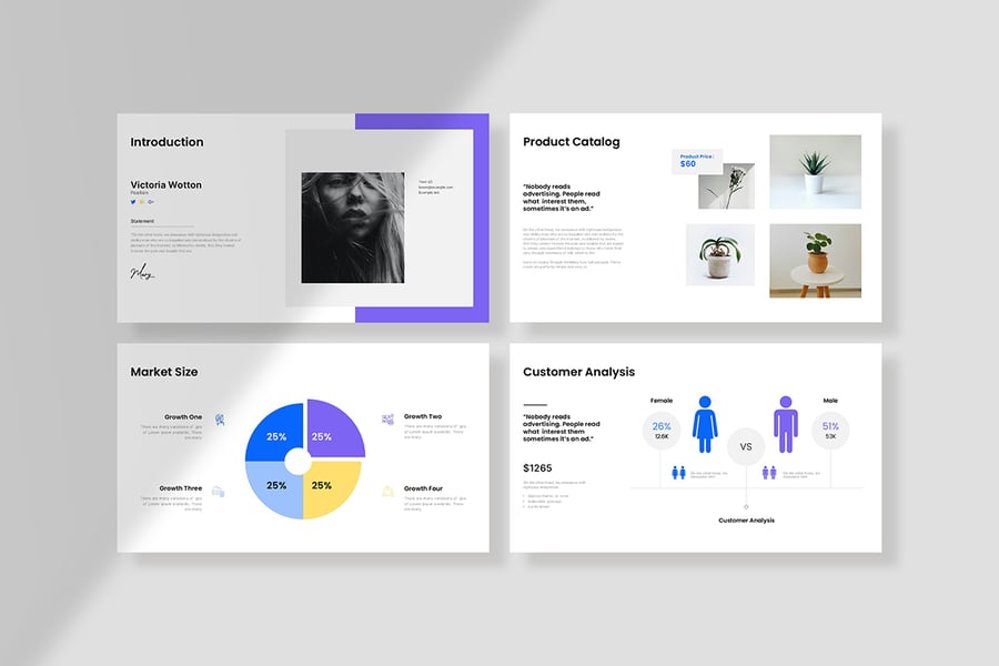 销售策略计划演示模板PPT模板 (PPTX)