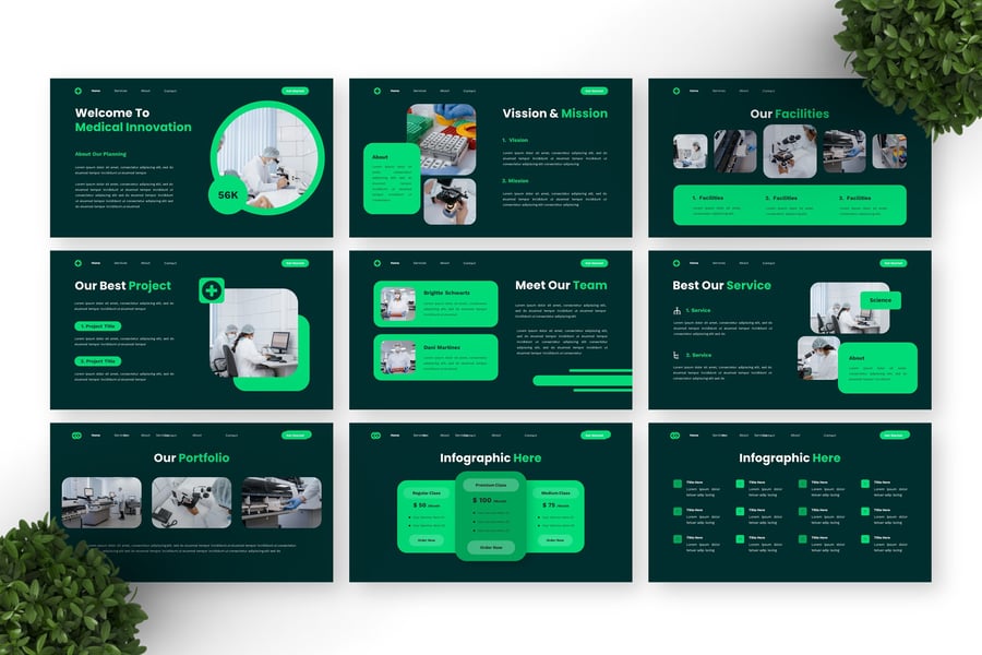 医学PPT模板 (PPTX)