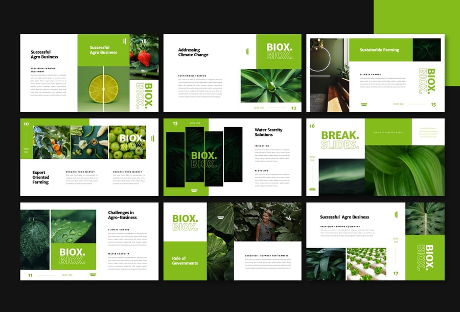 商业代理业务业务PPT模板 (PPTX)