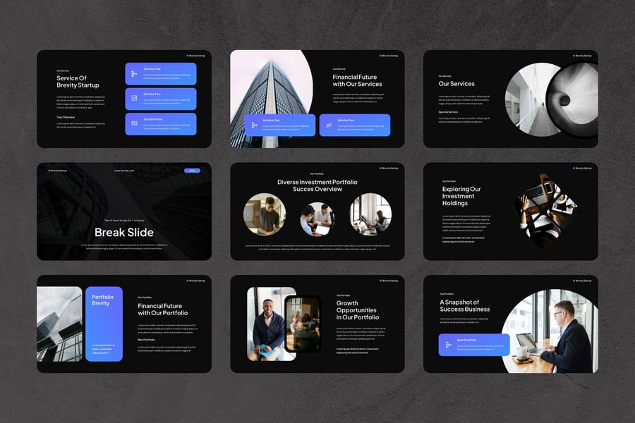 创意代理PPT模板 (PPT,PPTX)