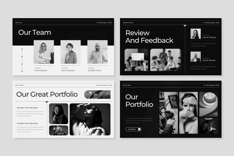 创意代理 PPT模板 (PPTX,PPT)