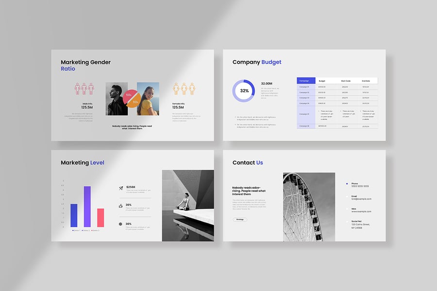 数字营销计划 PPT模板 (PPTX)