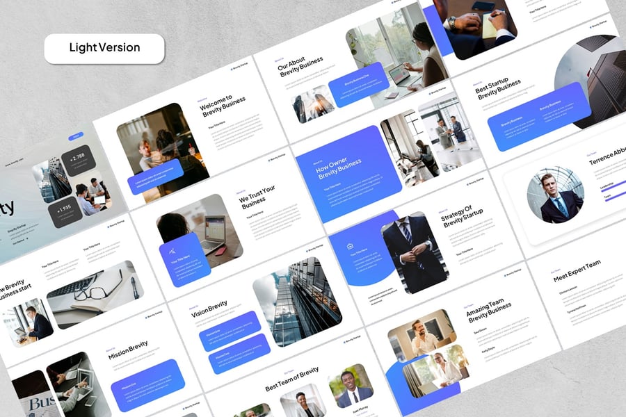 创意代理PPT模板 (PPT,PPTX)