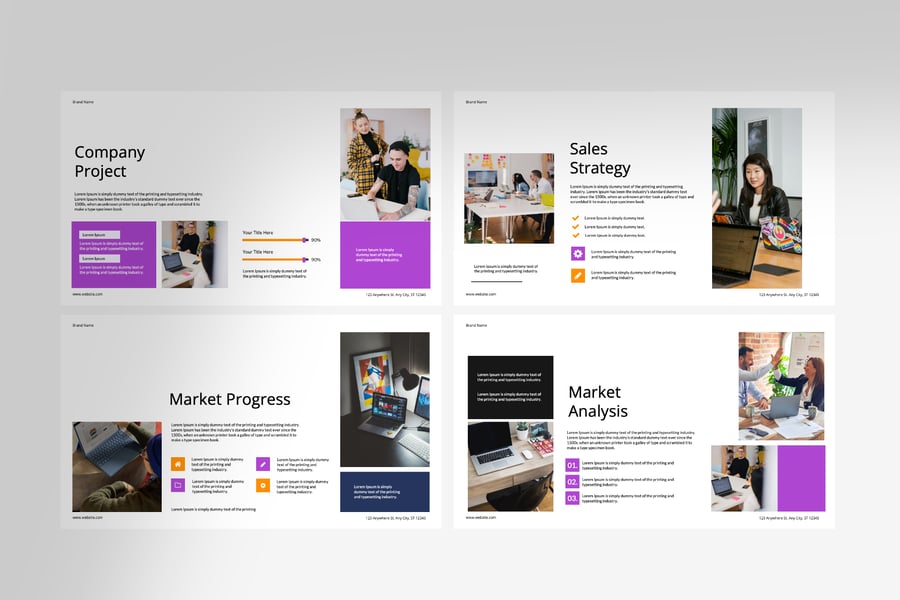 商业计划 PPT模板 (PPTX)