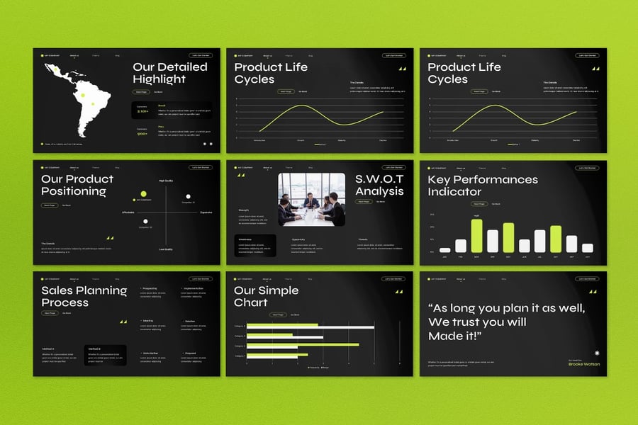 黑色优雅销售策略计划PPT模板 (PPT,PPTX)
