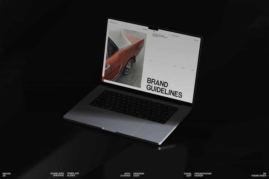 品牌指南模板PPT模板 (PPTX)