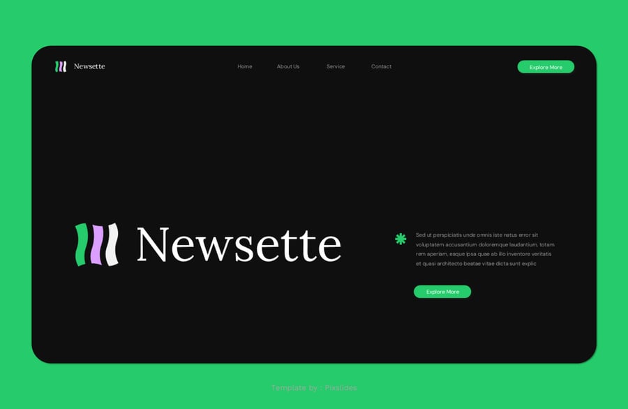 新闻资讯PPT模板 (PPT,PPTX)