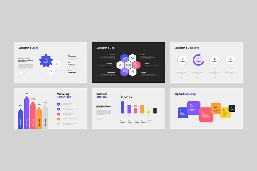 数字营销计划 PPT模板 (PPTX)