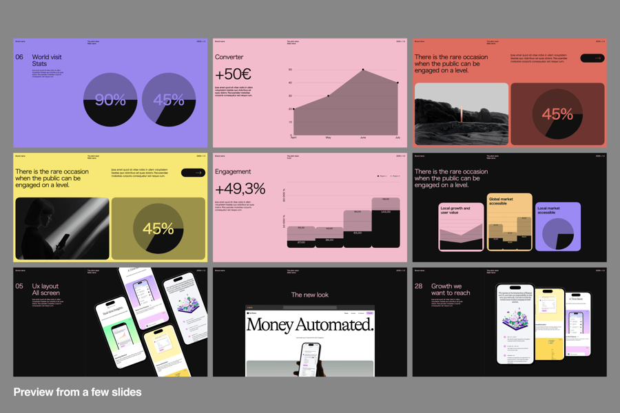 品牌展示模板PPT模板 (PPT)