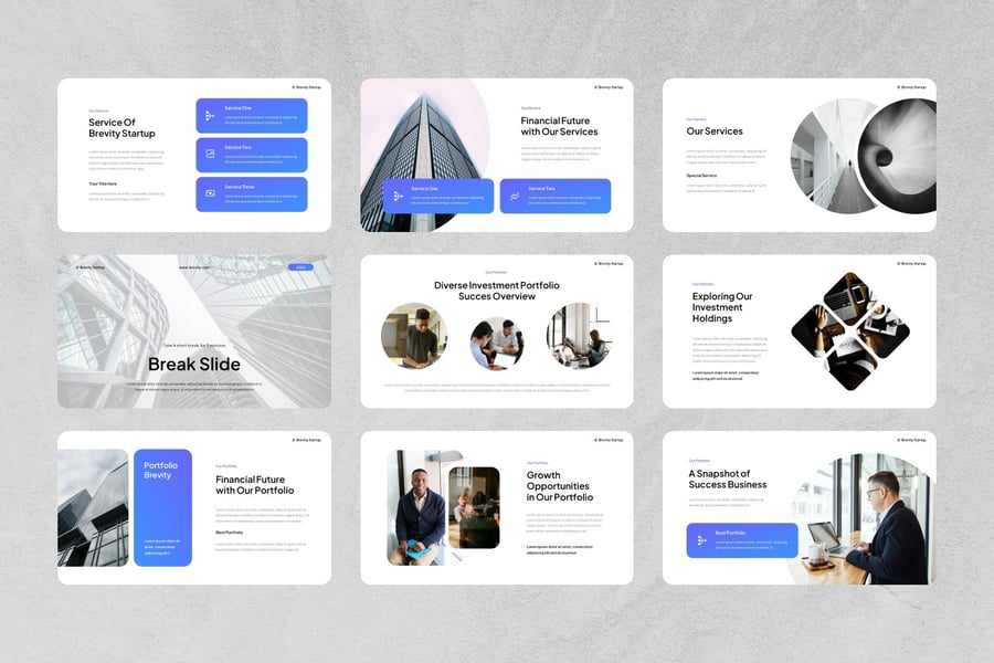 创意代理PPT模板 (PPT,PPTX)