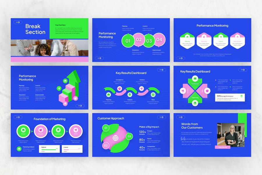 营销提案演示模板PPT模板 (PPTX)