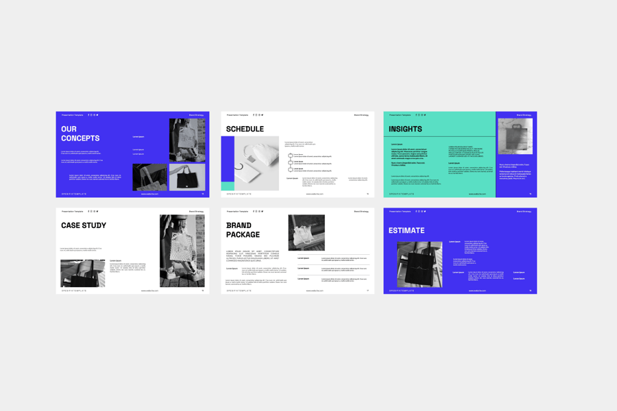 品牌策略PPT模板 (PPTX)