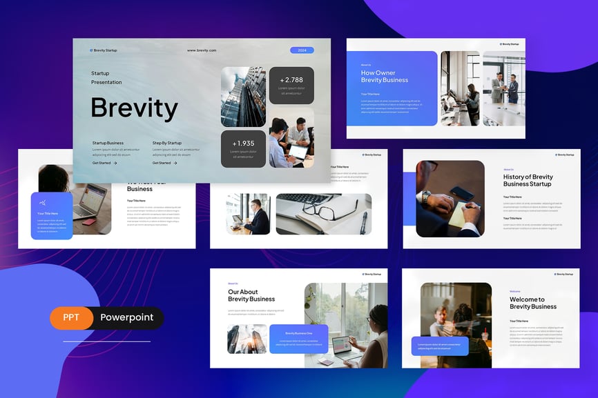 创意代理PPT模板 (PPT,PPTX)