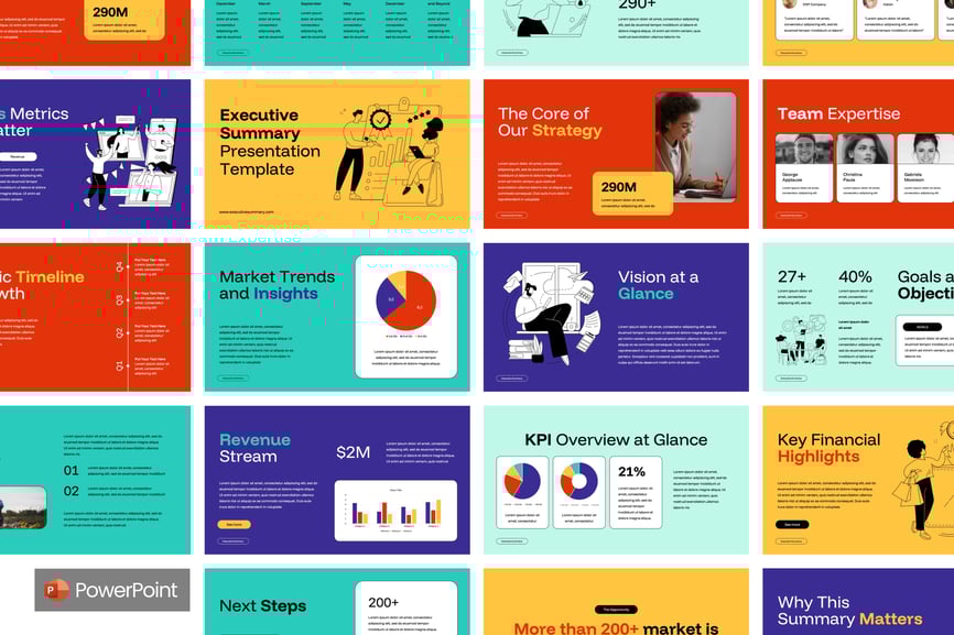 执行摘要PPT模板 (PPTX)