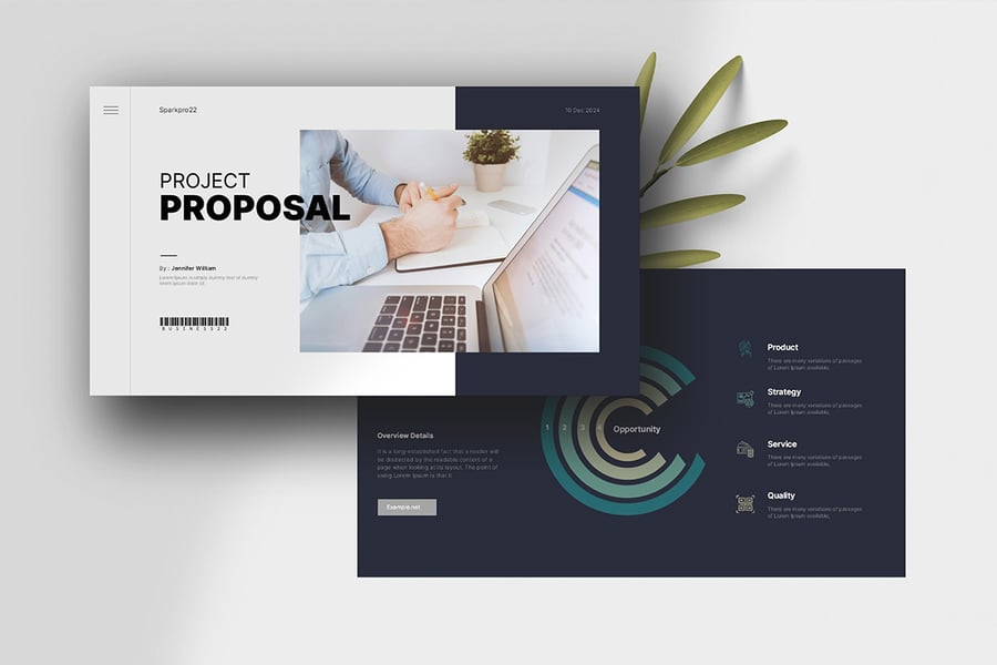 项目提案 PPT模板 (PPTX)