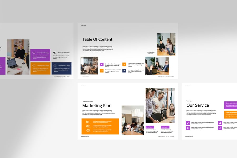 商业计划 PPT模板 (PPTX)