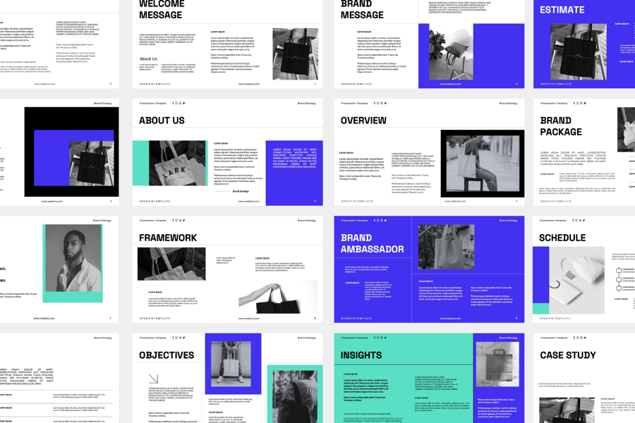 品牌策略PPT模板 (PPTX)