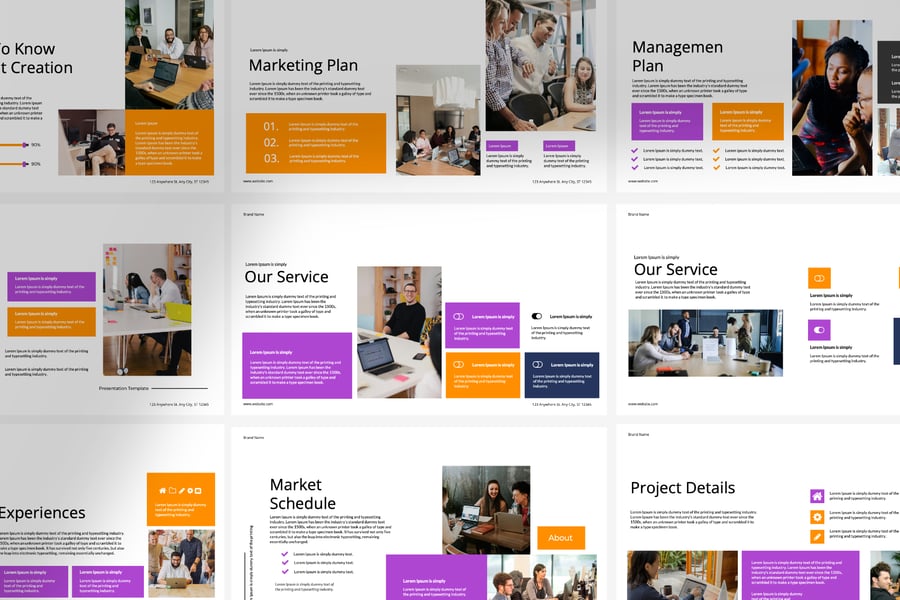 商业计划 PPT模板 (PPTX)