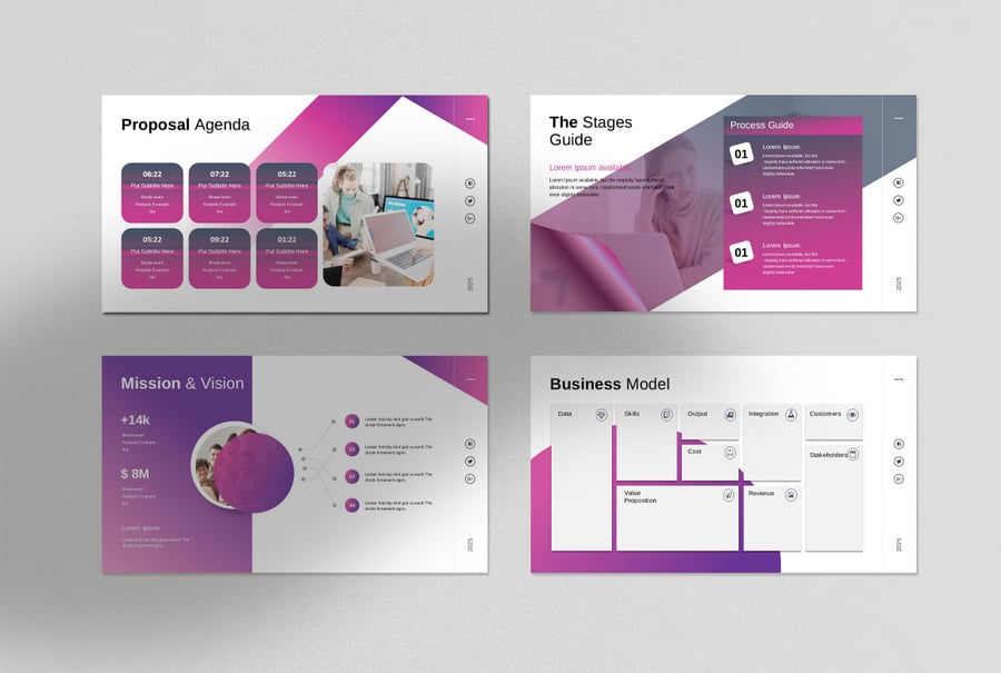 项目建议介绍PPT模板 (PPTX)