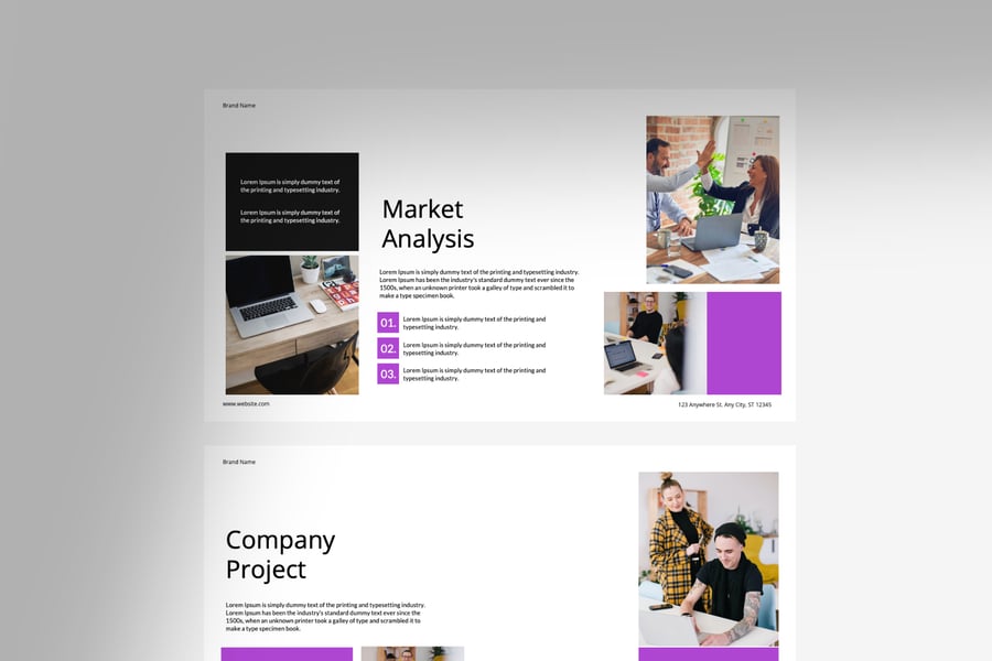 商业计划 PPT模板 (PPTX)