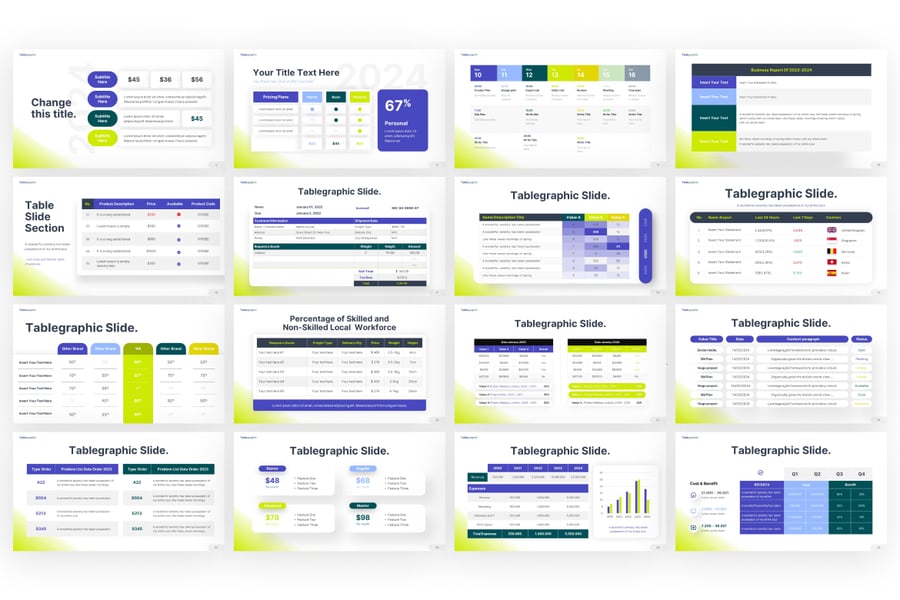 信息图表PPT模板 (PPTX)