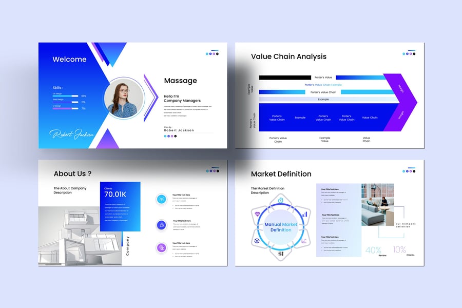业务策略演示模板PPT模板 (PPTX)