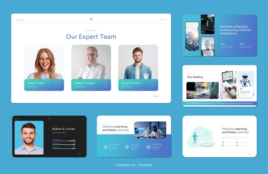 人工智能PPT模板 (PPTX,PPT)