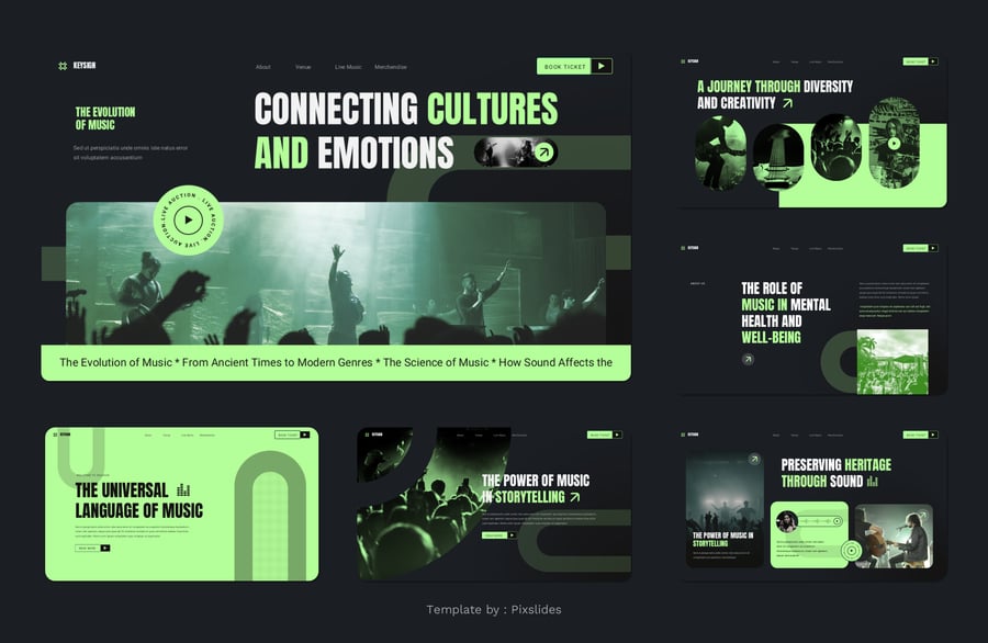 音乐与活动PPT模板 (PPT,PPTX)