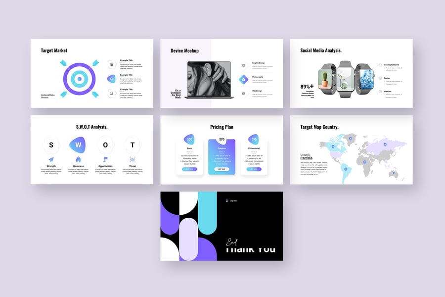 业务启动螺距甲板演示PPT模板 (PPTX)