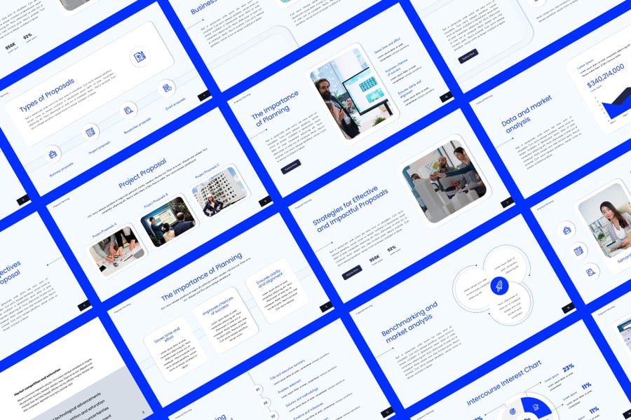 提案计划PPT模板 (PPTX)