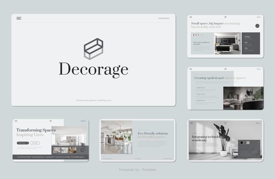 室内设计PPT模板 (PPT,PPTX)