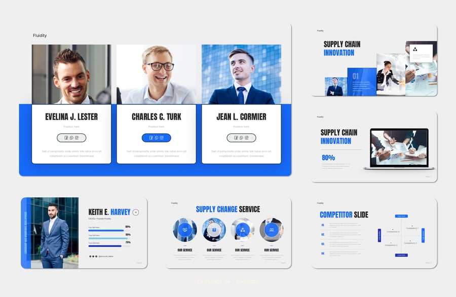 供应更改PPT模板 (PPT,PPTX)