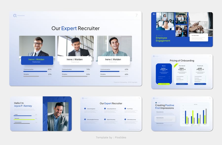 入职指南PPT模板 (PPTX)