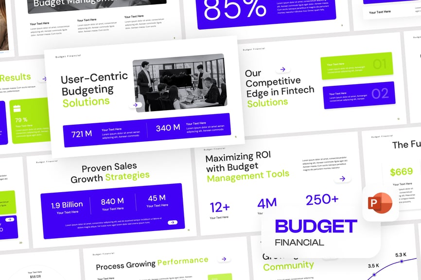 预算财务PPT模板 (PPTX)