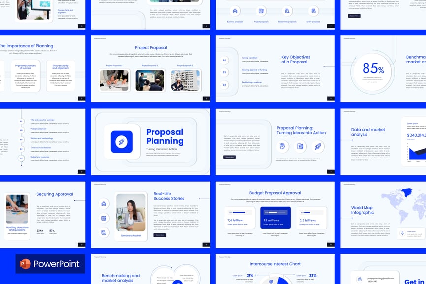 提案计划PPT模板 (PPTX)