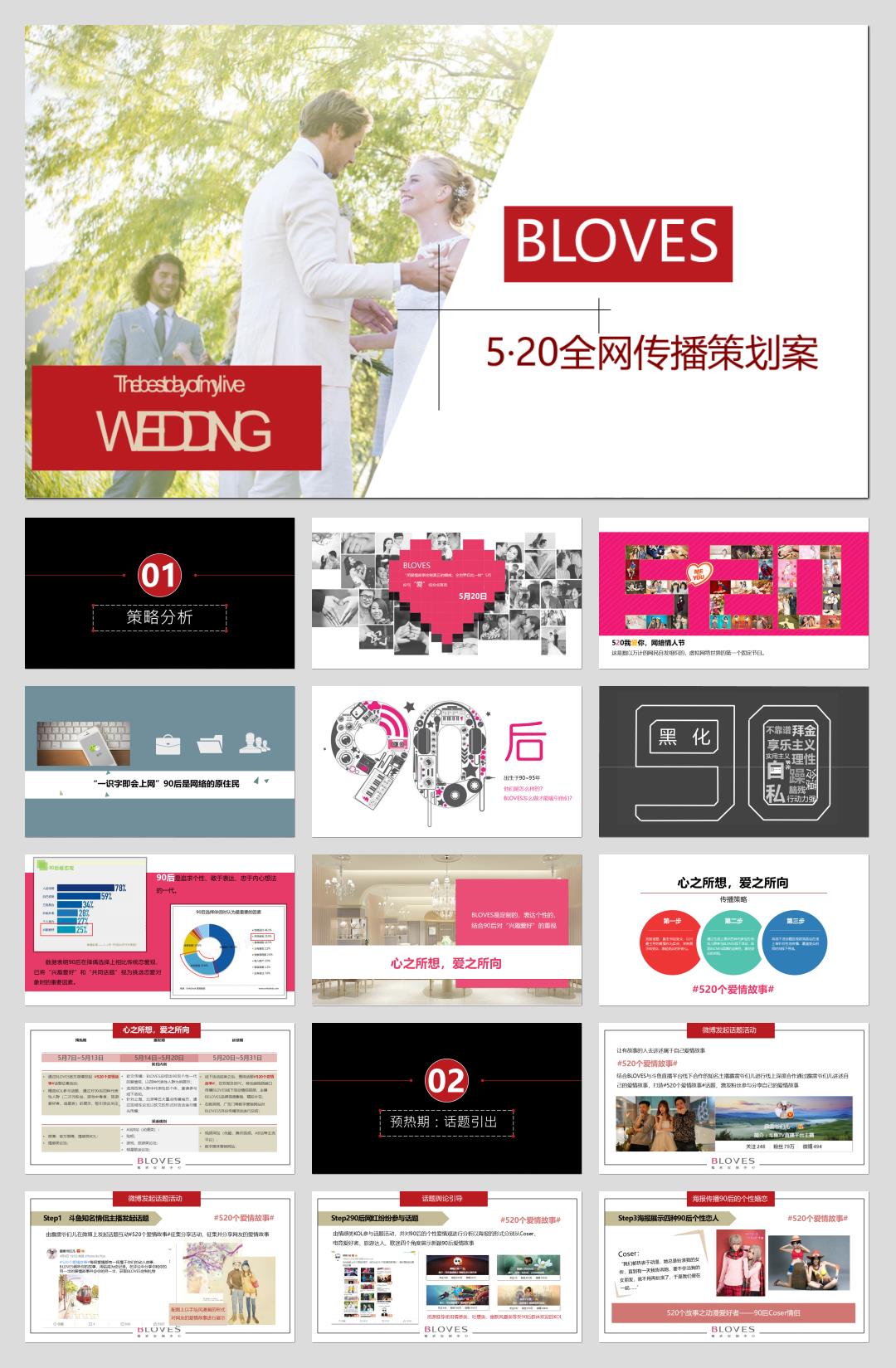 珠宝品牌BLOVES·520情人节-线上传播策略方案-60P.pptx