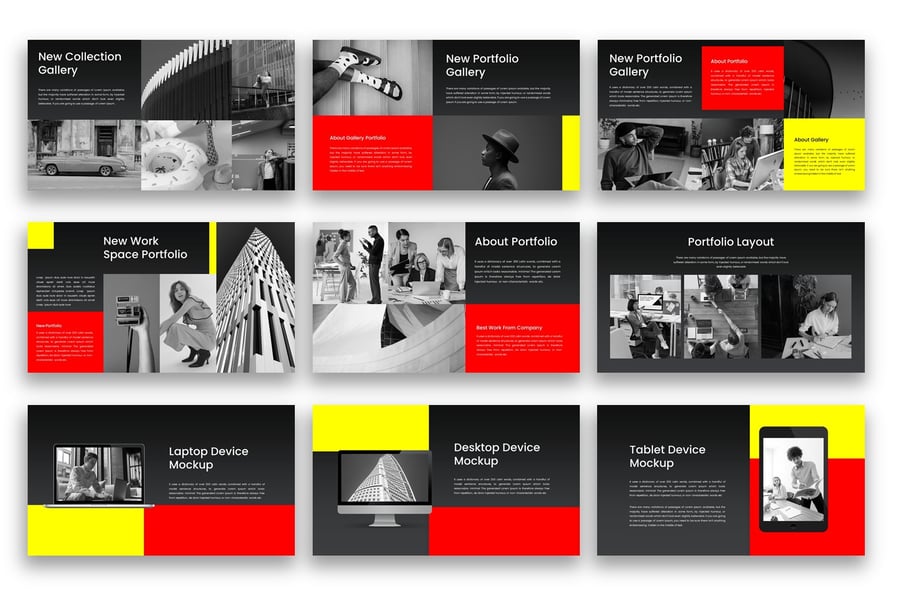 业务展示PPT模板 (PPTX)