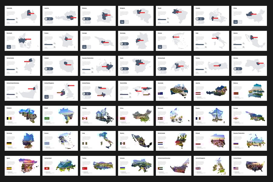 公司Pitch Deck互动动画提案PPT模板 (PPTX)