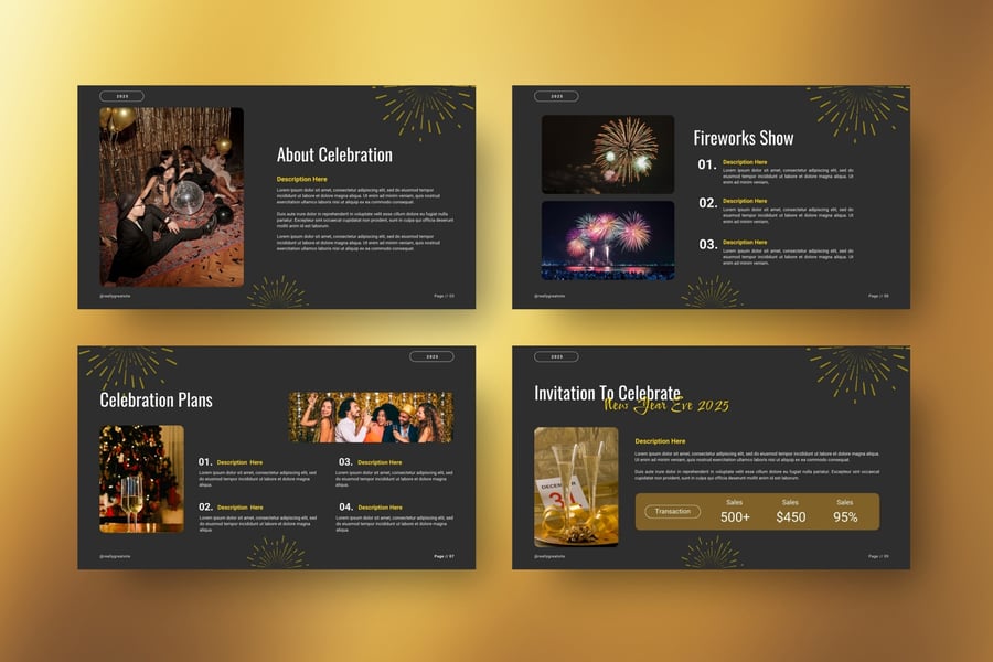 活动节日PPT模板 (PPTX)