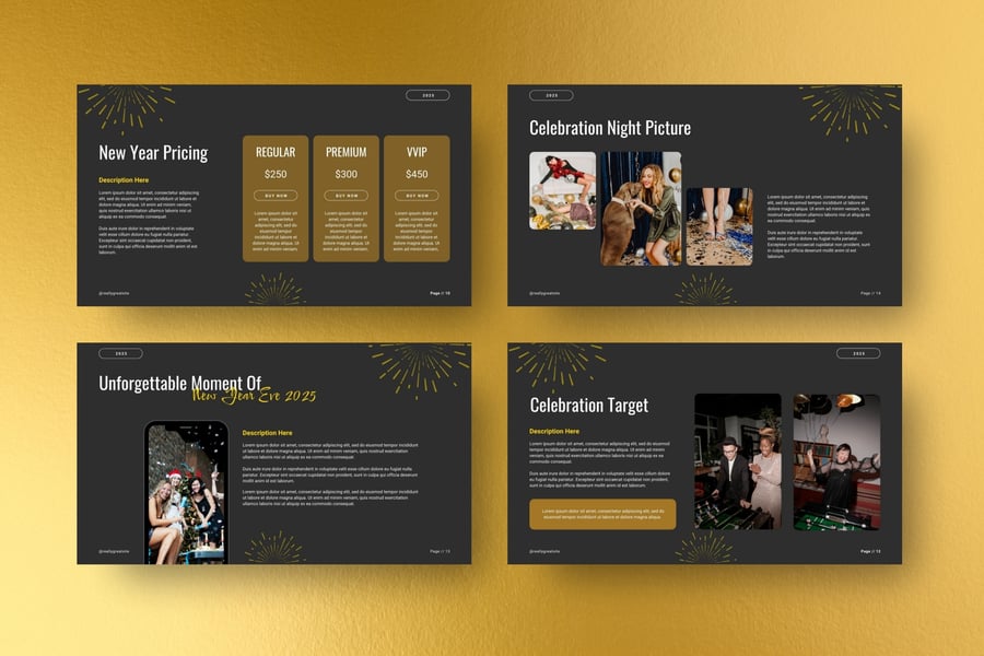 活动节日PPT模板 (PPTX)