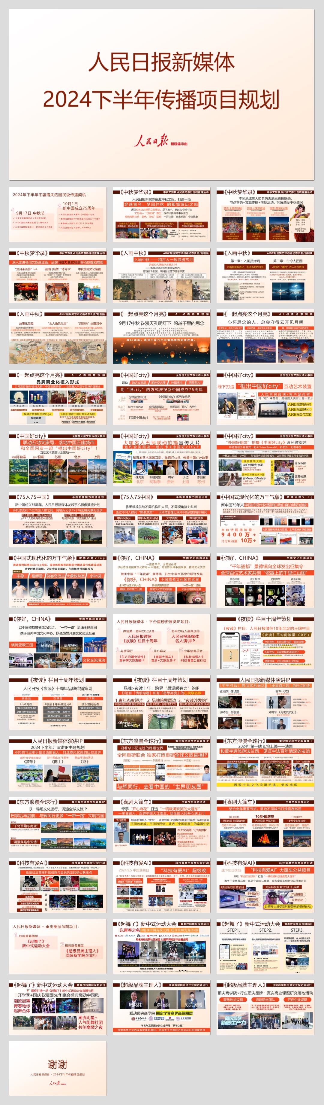 人民日报新媒体2024下半年传播项目规划.pptx