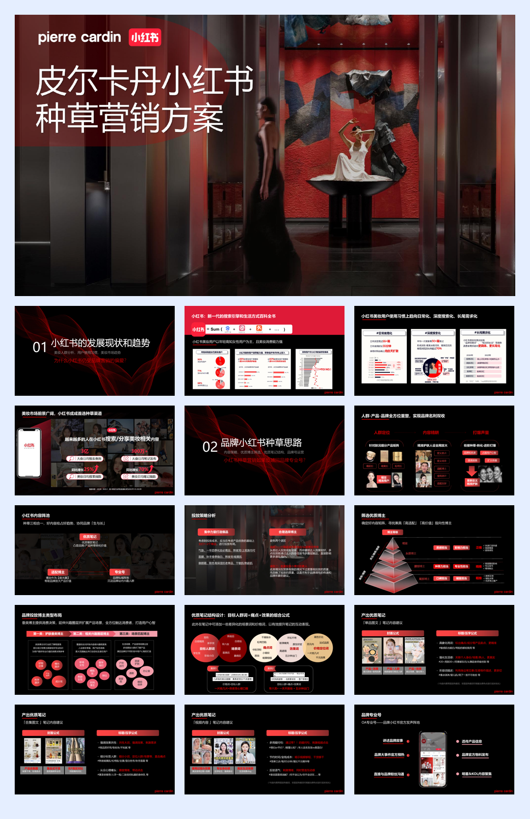 法国皮尔卡丹-小红书种草营销方案 .pdf