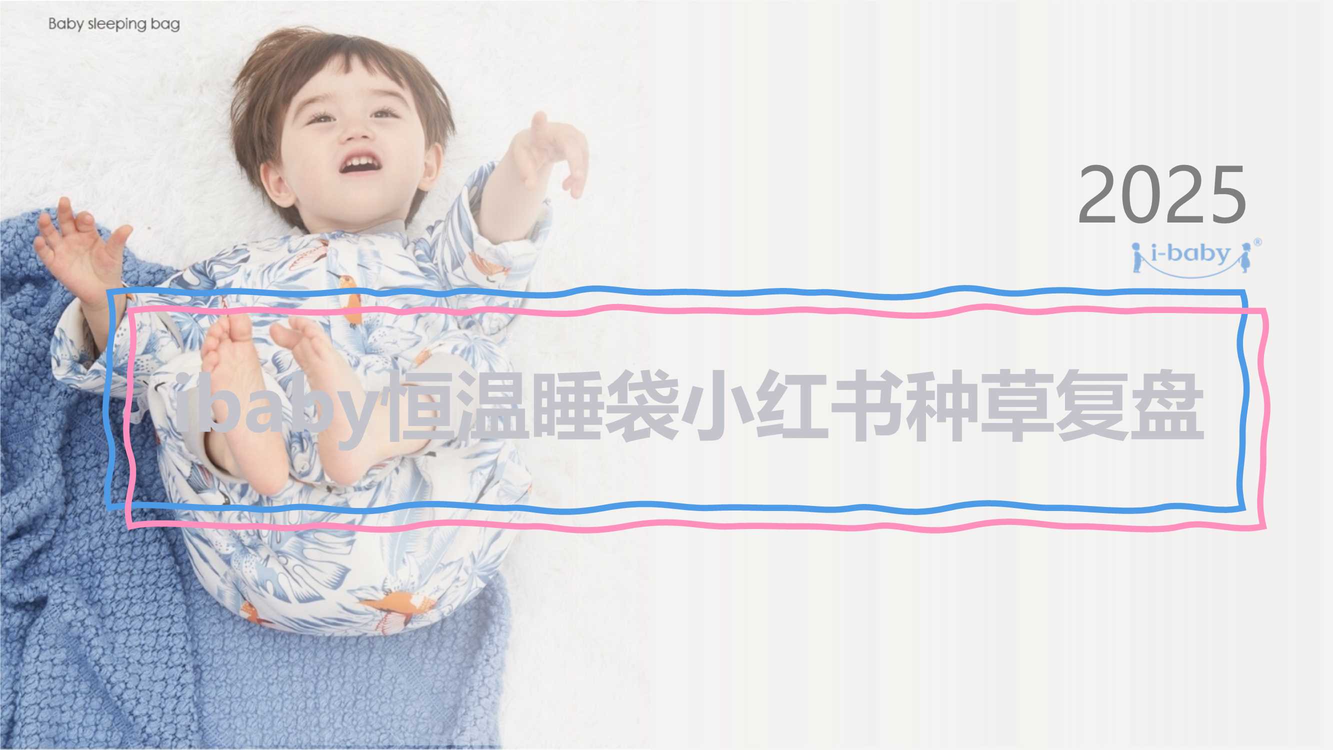 婴儿恒温睡袋小红书种草复盘结案报告规划.pptx