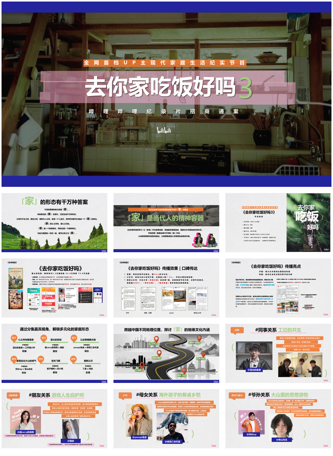 哔哩哔哩纪录片《去你家吃饭好吗3》招商通案(5).pdf