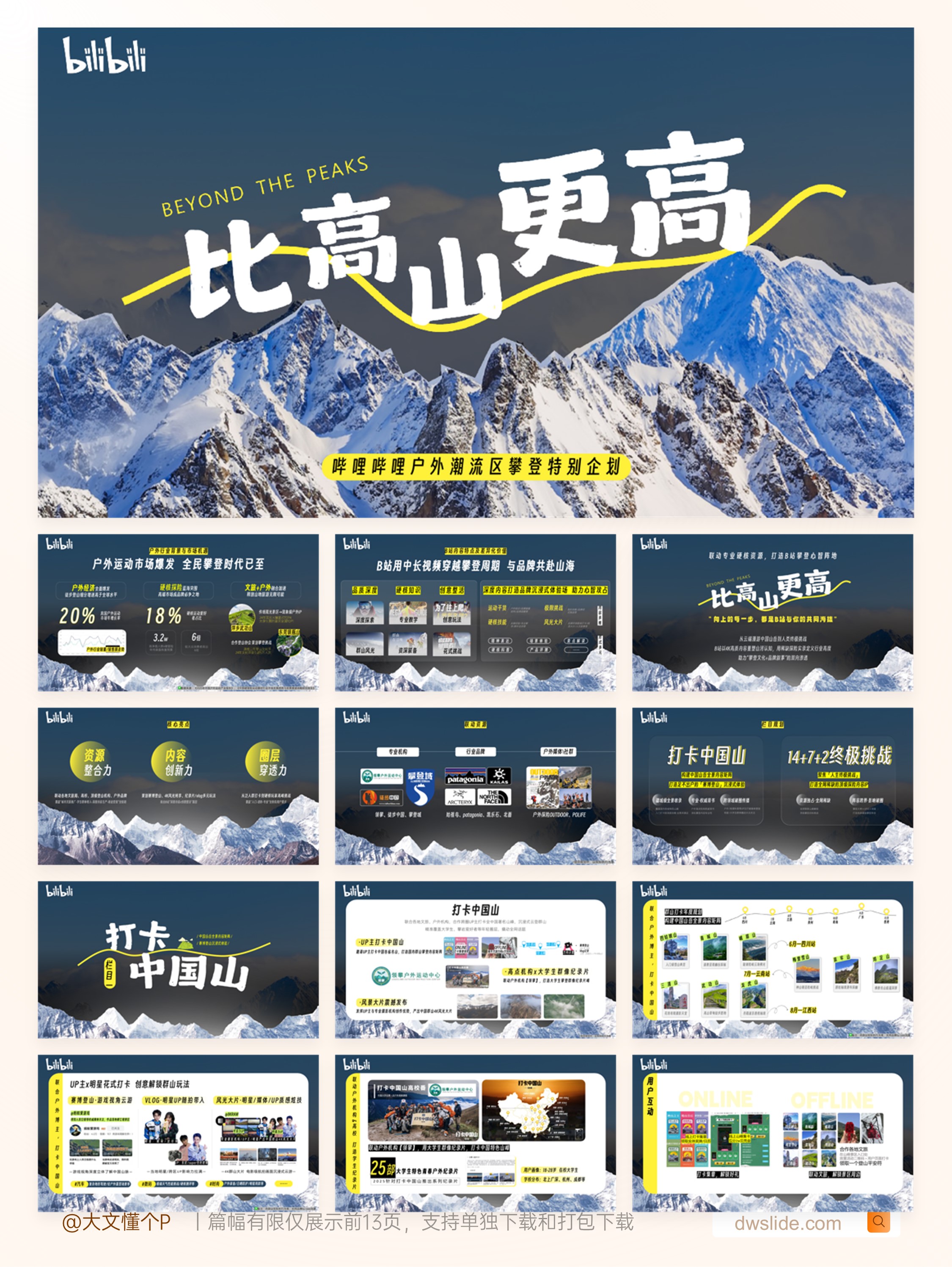 哔哩哔哩PPT案例合集（300份）-A07