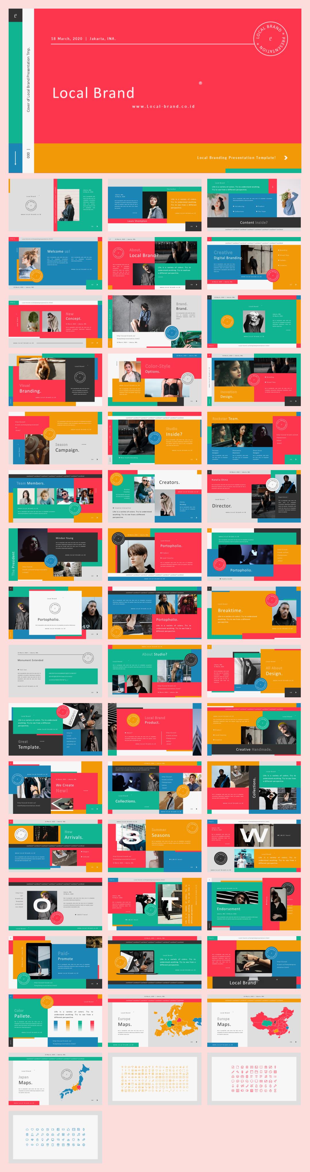 时尚潮流个性PPT模板