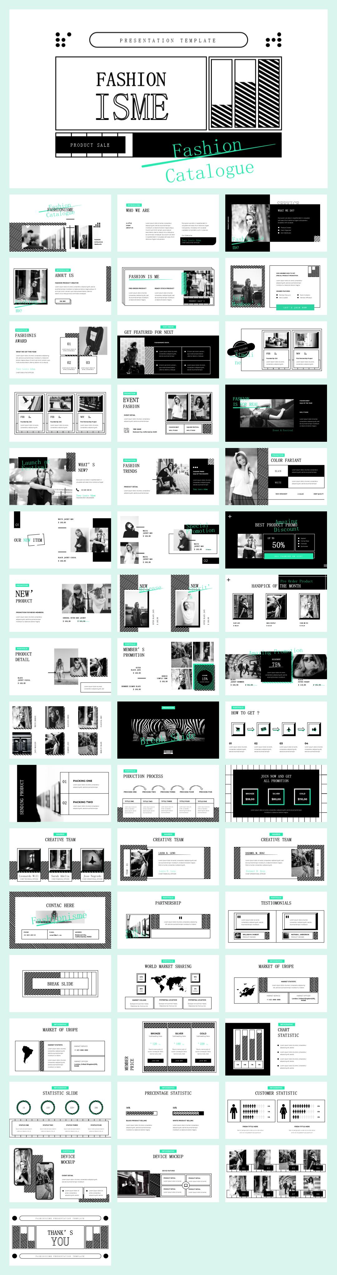 时尚潮流个性PPT模板