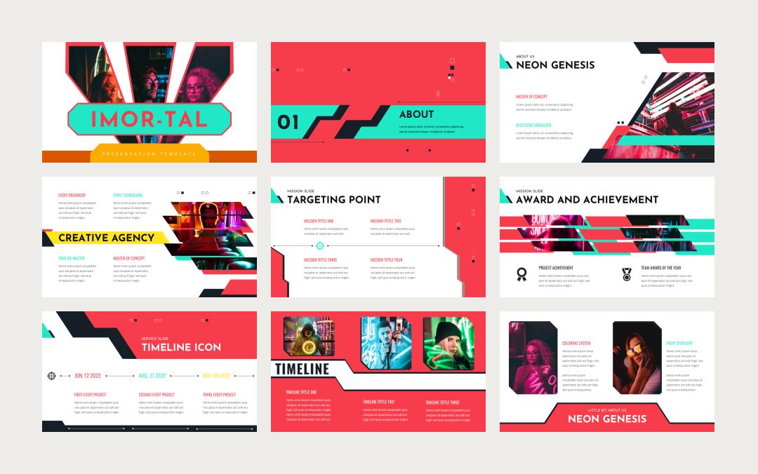 时尚潮流个性PPT模板