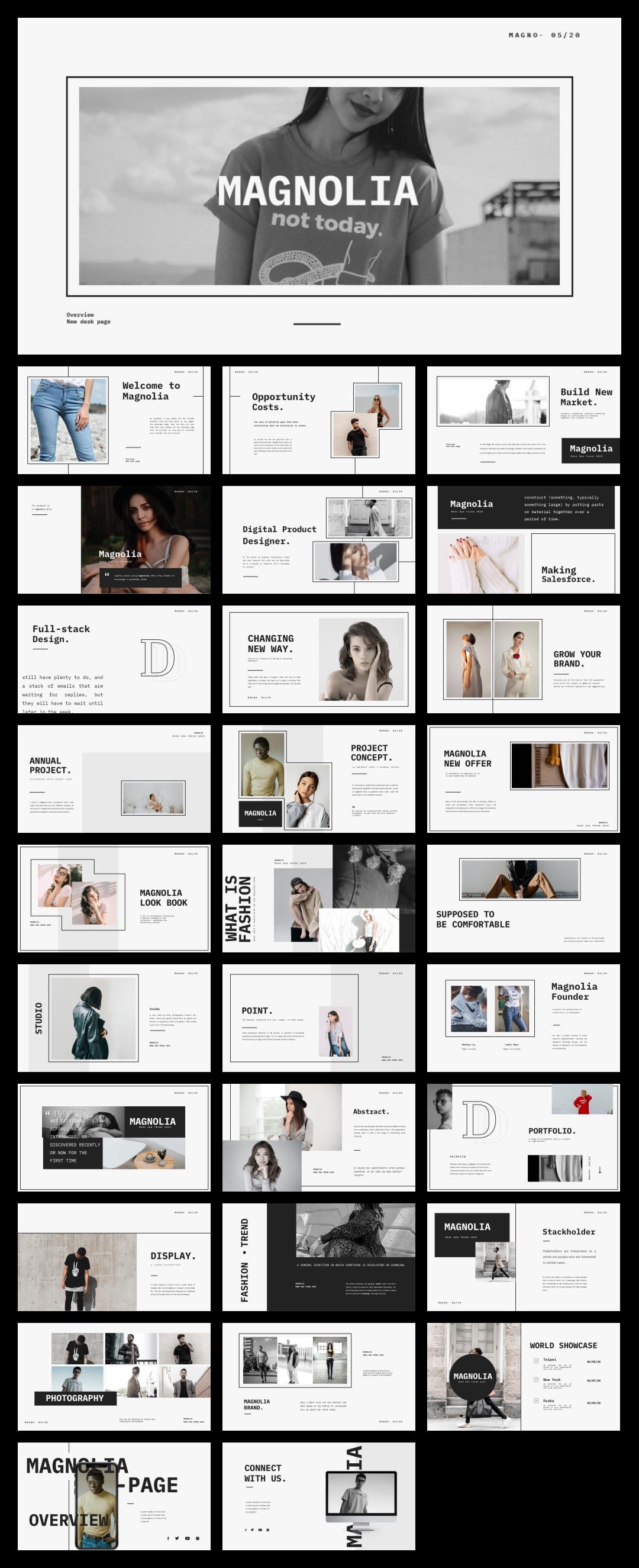 时尚潮流个性PPT模板